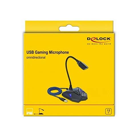 Microfono Da Gaming Usb Con Collo Di Cigno E Tasto Mute - Foto 3