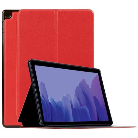 Custodia Protettiva Folio Per Galaxy Tab A7 10.4 '' - Rossa - Foto 1