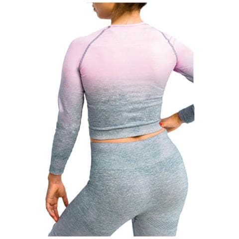 Ombre Rushguard Longsleeve, Donna, Rosa, Magliette A Maniche Lunghe, Numero: M Eu - Foto 2