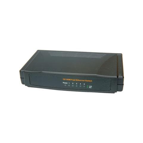 RS-105D 5-Port 10/100 Switch, No gestito, automaticly learning, automaticly update, Fast Ethernet, 140 x 85 x 30 mm, Cablato, External - Foto 4