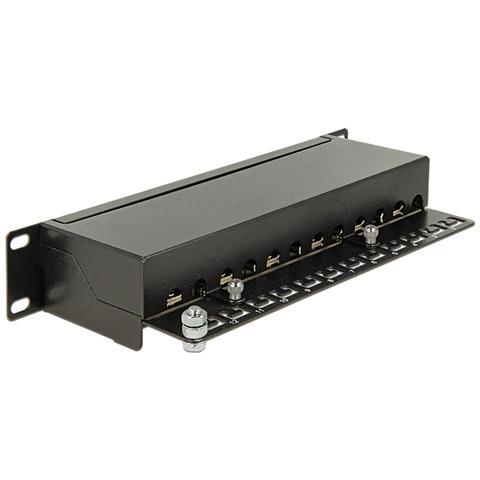 43297, Nero, Cat. 6, 1U, RJ45 - Foto 2