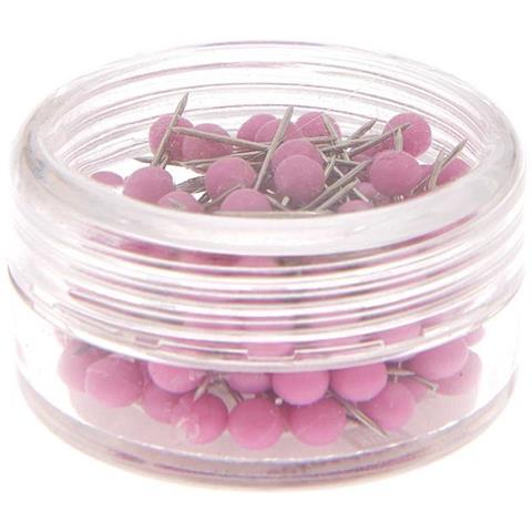 100 Piccole Spille Decorative, Viola - Foto 1