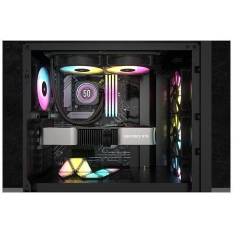 Dissipatore CPU a Liquido Icue H100i Elite LCD XT 240mm RGB per Socket Intel LGA 115X/1200/1700/2011/2066 e Socket AMD AM4/AM5/sTRX4/sTR4 - Foto 3