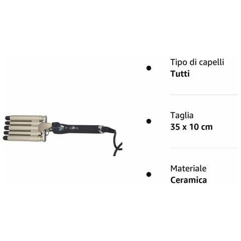 Piastra Per Capelli Ricci Ondulati Curler Arricciacapelli Ferro 22mm Lcd 14 Liv - Foto 5