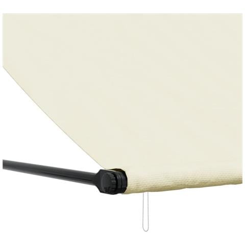 Tenda Da Sole Retrattile Crema 350x150 Cm In Tessuto E Acciaio - Foto 7