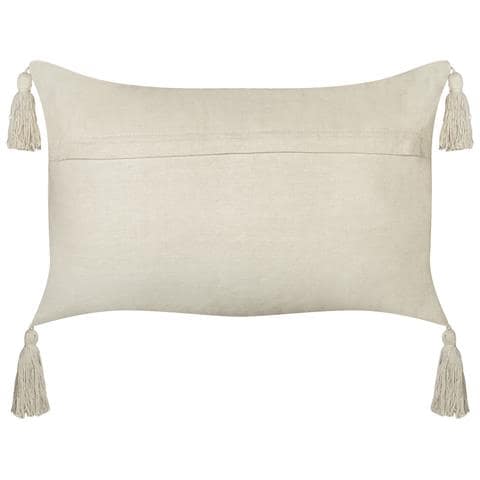 Set Di 2 Cuscini Caesia Cotone 30 X 50 Cm Beige Chiaro Tinta Unita - Foto 2