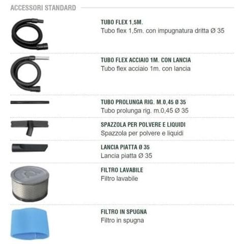 Aspiratutto Aspiracenere - Freddy 4in1 Cod 8.243.0003 - Foto 3