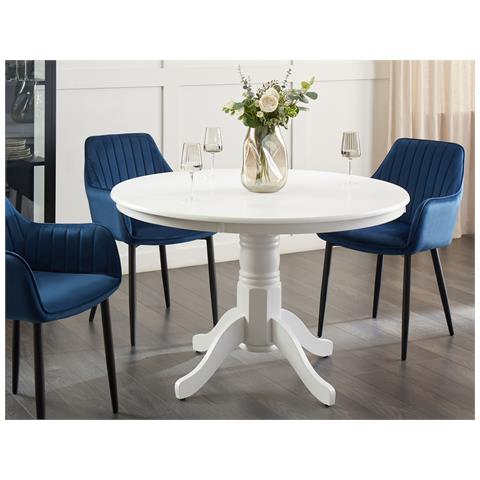 Tavolo Da Pranzo Akron Bianco 120 Cm 120 Cm - Foto 1