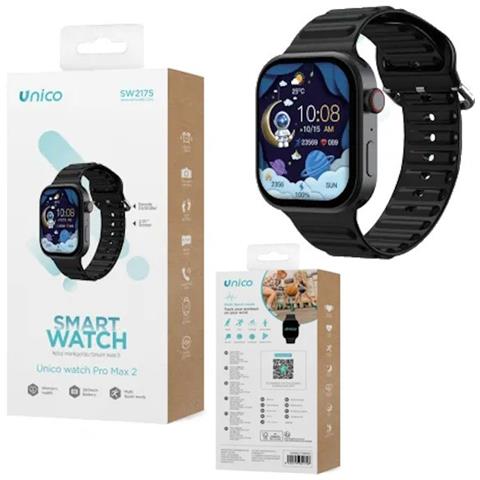 Smartwatch Sport Ws2175 Funzione A.i. Chiamate Hd Bt Black 2'' Led Cardio - Foto 1