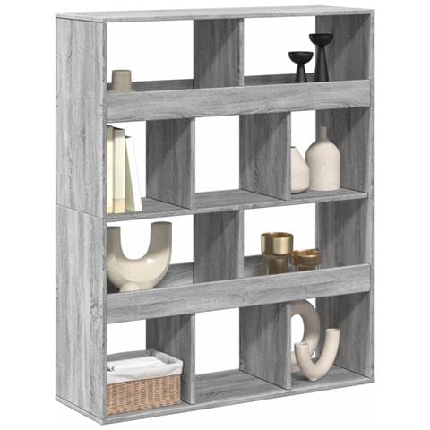 Divisorio Stanza Grigio Sonoma 100x33x125,5 Cm In Truciolato - Foto 3