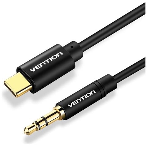 BGABF cavo audio 1 m 3.5mm USB tipo-C Nero - Foto 1