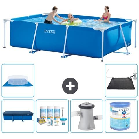 Piscina Fuori Terra - Rettangolo - 300x200x75 Cm - Blu - Include Accessori Coordinati A200 - Foto 1
