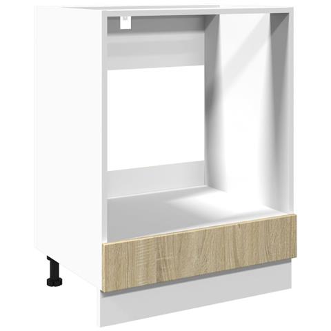 Lusso Casadino -  Mobile Per Forno Rovere Sonoma 60x46x81,5 Cm Legno Multistrato - Foto 1