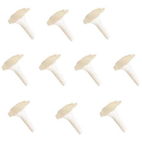 Set Da 10 Mini Imbuti - Piccoli Imbuti In Plastica Per Oli Essenziali, Profumi E Liquidi White - Foto 1