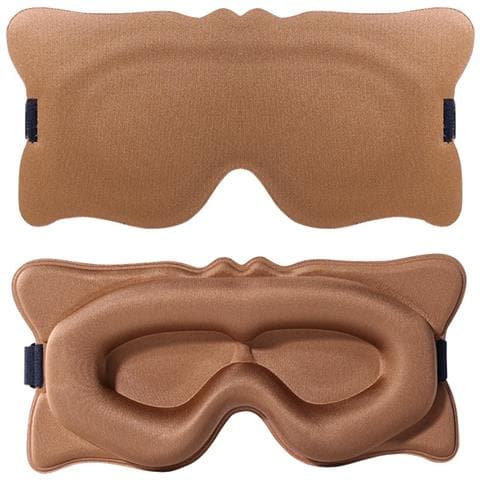 Mascherina Per Dormire Sagomata 3d - Blocco Luce Definitivo Brown - Foto 1