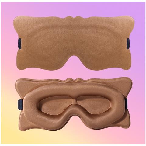 Mascherina Per Dormire Sagomata 3d - Blocco Luce Definitivo Brown - Foto 3