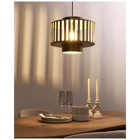 Lampadario Hugli Metallo Ottone - Foto 1