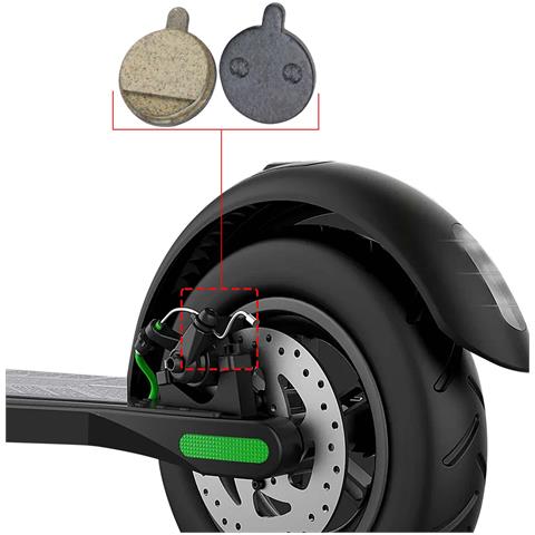 Pastiglie Freno Ninebot Segway Zt3 Pro, Kaabo Skywalker 10s - Foto 2