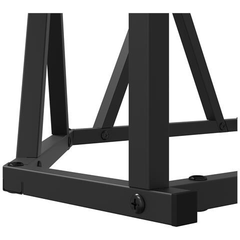 Tavolino da caffè Sonoma Grigio 80x80x42 cm in legno composito - Foto 9