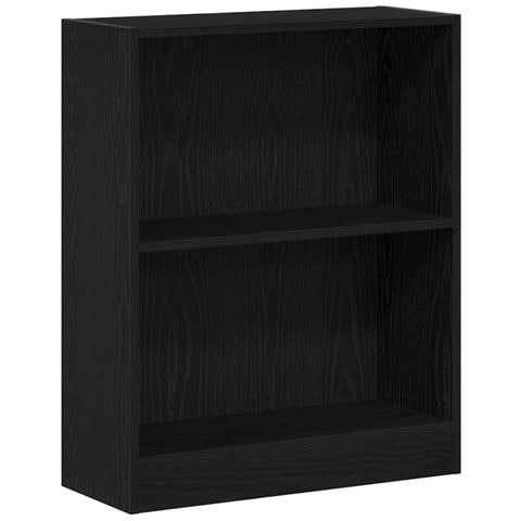 Libreria  Nera 60x24x76 cm in Legno Ingegnerizzato - Foto 1
