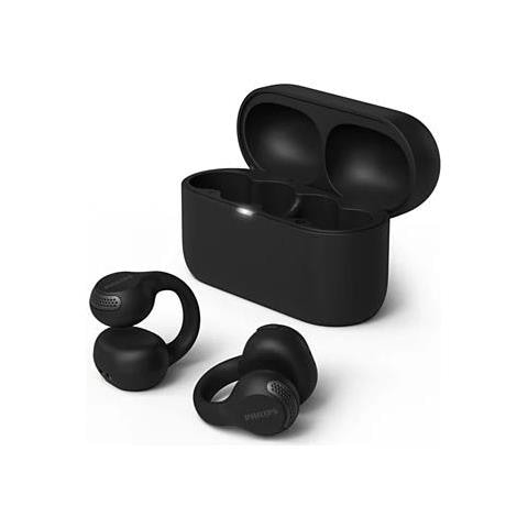 2000 series TAQ2000BK Auricolare True Wireless Stereo (TWS) clip auricolare, A orecchio aperto Musica e Chiamate Bluetooth Nero - Foto 1