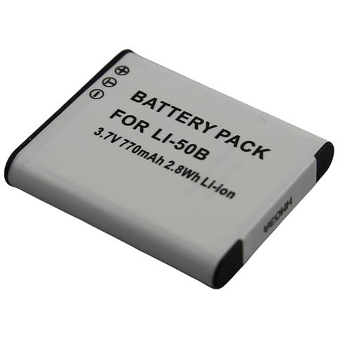 Batteria Agli Ioni Di Litio 3.7v 680mah 2.8wh Per Olympus Li-50b - Foto 1