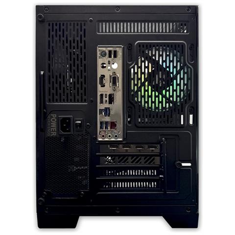 Pc Gaming Avanzato Silver Plus Nero - R5 5500, Rx 6600 8 Gb, 16 Gb Ddr4, 1 Tb M2, Win11 - Pronto Per Giocare - Foto 5