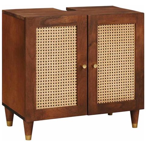 Armadio sottolavello con lo scaffale Marrone 62 x 33 x 58 cm - Foto 1