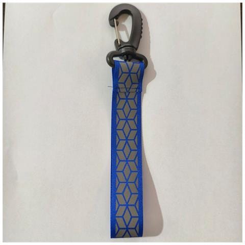 Set Da 10 Portachiavi /segnalini Riflettenti Per Ciclismo Outdoor - Visibilità Ottimizzata Blue - Foto 2