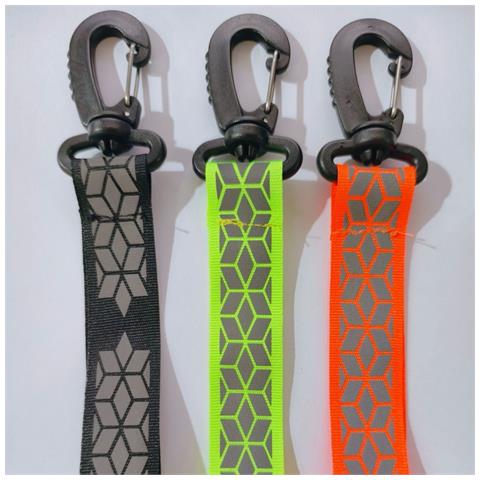 Set Da 10 Portachiavi /segnalini Riflettenti Per Ciclismo Outdoor - Visibilità Ottimizzata Blue - Foto 3