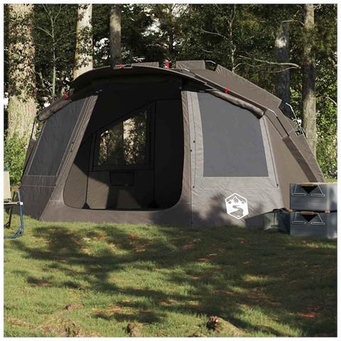 Tenda da Pesca per 5 Persone Grigia Impermeabile - Foto 2