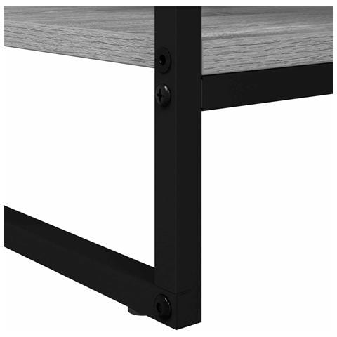 Tavolino da salotto Grigio Sonoma 80 x 50 x 40 cm - Foto 9