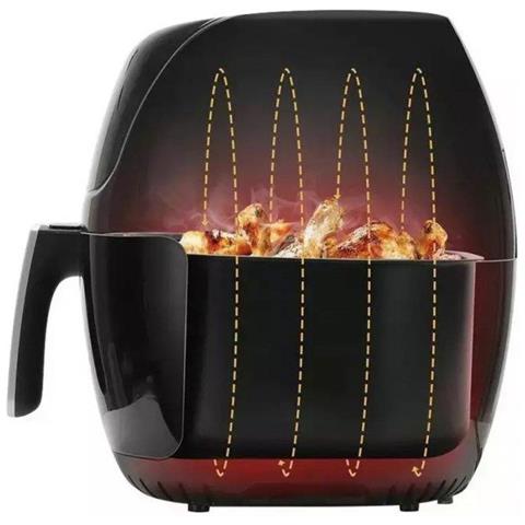 Friggitrice ad aria senza olio KB-7600 da 5,5 l con potenza di 1400 W - Foto 5