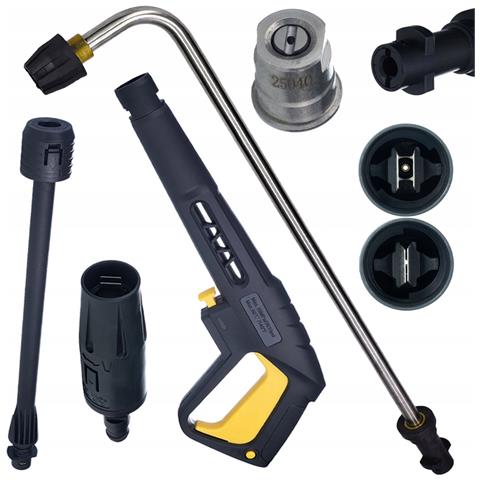 Pistola A Spruzzo Con Lancia Vario E Lancia Angolare 800 Mm - Compatibile Con Idropulitrice Kärcher K2-k7 | Sistema Bayonet | Alta Qualità - Foto 1
