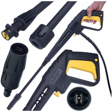 Pistola A Spruzzo Con Lancia Vario E Lancia Angolare 800 Mm - Compatibile Con Idropulitrice Kärcher K2-k7 | Sistema Bayonet | Alta Qualità - Foto 2