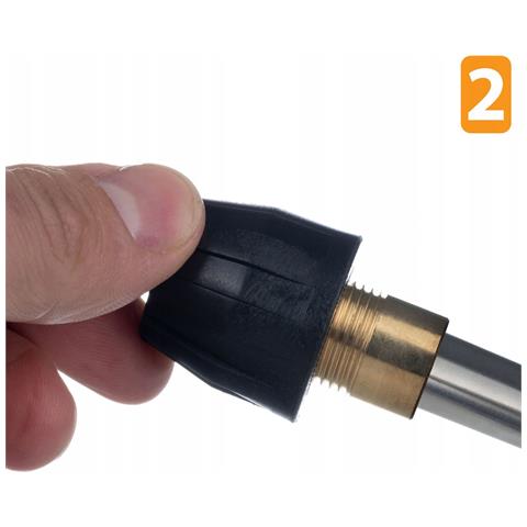 Pistola A Spruzzo Con Lancia Vario E Lancia Angolare 800 Mm - Compatibile Con Idropulitrice Kärcher K2-k7 | Sistema Bayonet | Alta Qualità - Foto 8