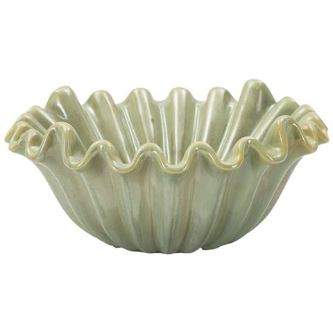 Vassoio Vkh856-verde-ceramica-33x33x14,5 Cm - Foto 1
