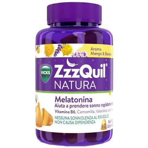 Zzzquil Natura Mango & Banana 60 Pastiglie Gommose - Foto 1