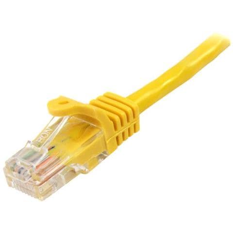 Cavo di rete CAT 5e - Cavo Patch Ethernet RJ45 UTP Giallo da 1m antigroviglio - Cavo RJ45 M / M Cat 5e - Foto 2