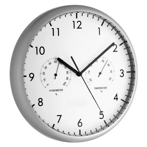 Orologio Elettronico da Parete Argento Aluminio 981072 - Foto 2
