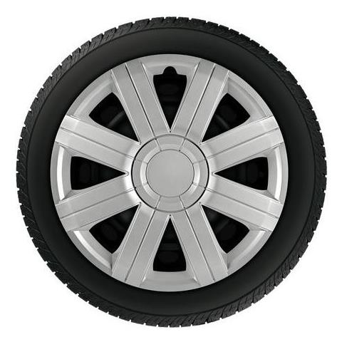 Copricerchi Auto Universali 15 Pollici Tech-one Sportive Silver 31497 - Foto 2