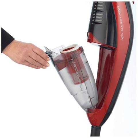 2762 Vertical Force Scopa Elettrica Senza Sacco Potenza 600 Watt Colore Nero / Arancione - Foto 2