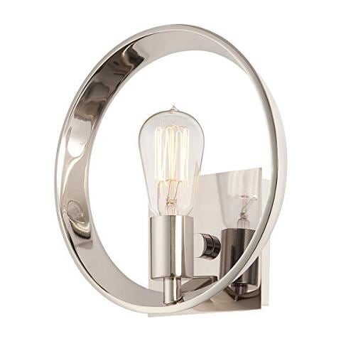 Quoizel Qz / theaterrow1is - Applique, Argentata, 10,2 X 25,4 X 25,4 Cm - Foto 1