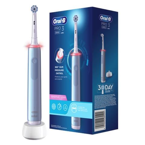 Oral-B PRO 3 3000 Sensitive Clean blu - Foto 2