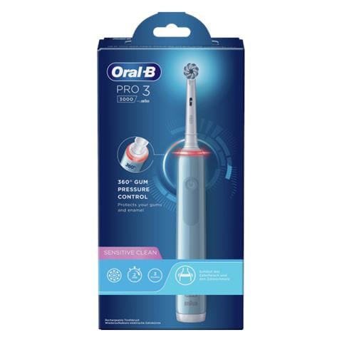 Oral-B PRO 3 3000 Sensitive Clean blu - Foto 1