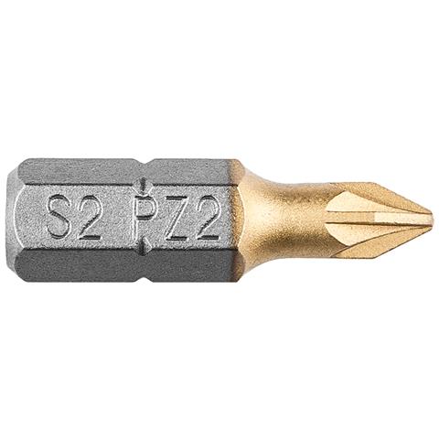 Bit Pz2, 25mm S2 Tin, 2 Su Blister - Foto 3