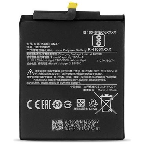 Li-ionen Akku Bn37 Fr Redmi 6, Redmi 6a (bn37) - Foto 1