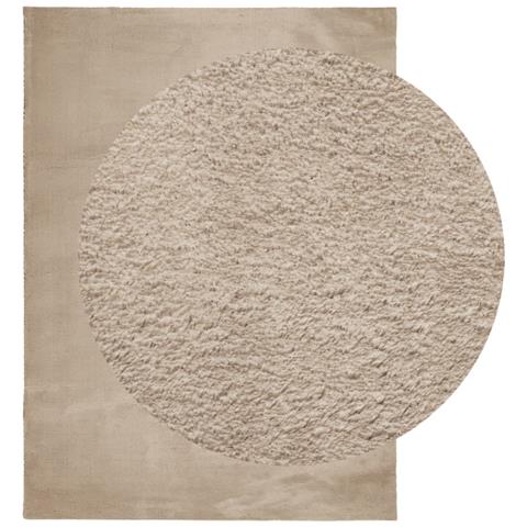 Tappeto A Pelo Corto Huarte Morbido E Lavabile Sabbia 240x340cm - Foto 9