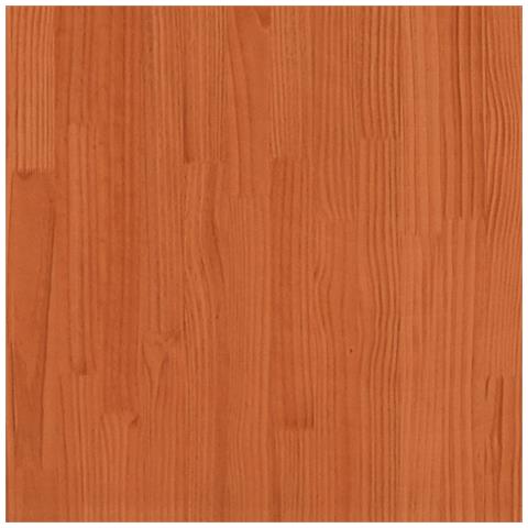 Letto Per Anziani Marrone Cera 90x200 Cm Legno Massello Di Pino - Foto 8