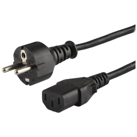 CL-138 cavo di alimentazione Nero 1,8 m IEC C13 Spina di alimentazione di tipo E - Foto 1